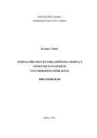 prikaz prve stranice dokumenta Tehnološki procesi uskladištenja tereta s osvrtom na poduzeće TTT Thermotechnik d.o.o.