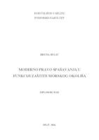 prikaz prve stranice dokumenta Moderno pravo spašavanja u funkciji zaštite morskog okoliša