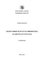 prikaz prve stranice dokumenta Manevarski sustavi na brodovima za kružna putovanja