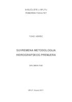 prikaz prve stranice dokumenta Suvremena metodologija hidrografskog premjera