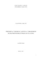 prikaz prve stranice dokumenta Primjena visokog napona u brodskim elektroenergetskim sustavima