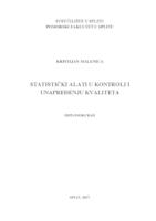 prikaz prve stranice dokumenta STATISTIČKI ALATI U KONTROLI I UNAPREĐENJU KVALITETA