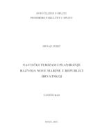 prikaz prve stranice dokumenta Nautički turizam i planiranje razvoja nove marine u Republici Hrvatskoj