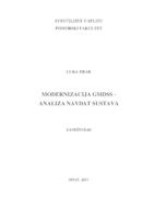 prikaz prve stranice dokumenta Modernizacija GMDSS - Analiza Navdat sustava