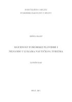 prikaz prve stranice dokumenta Sigurnost pomorske plovidbe i nezgode u lukama nautičkog turizma