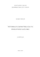 prikaz prve stranice dokumenta Neverbalna komunikacija na poslovnom sastanku