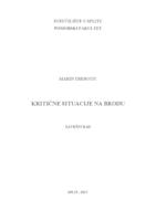 prikaz prve stranice dokumenta Kritične situacije na brodu