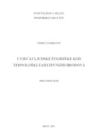 prikaz prve stranice dokumenta Utjecaj ljudske pogreške kod tehnoloških zahtjevnijih brodova