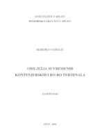 prikaz prve stranice dokumenta Obilježja suvremenih kontejnerskih i ro-ro terminala