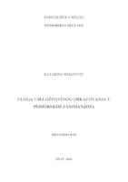 prikaz prve stranice dokumenta Uloga cjeloživotnog obrazovanja u pomorskim zanimanjima