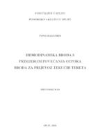 prikaz prve stranice dokumenta Hidrodinamika broda s primjerom povećanja otpora broda za prijevoz tekućih tereta