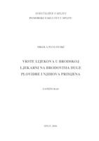 prikaz prve stranice dokumenta Vrste lijekova u brodskoj ljekarni na brodovima duge plovidbe i njihova primjena