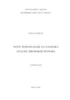 prikaz prve stranice dokumenta Nove tehnologije za nadzor i analizu brodskih motora