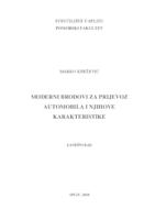 prikaz prve stranice dokumenta Moderni brodovi za prijevoz automobila i njihove karakteristike