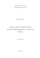 prikaz prve stranice dokumenta Tehnološke karakteristike kontejnerskih brodova i prijevoz tereta