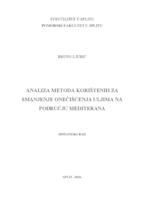 prikaz prve stranice dokumenta Analiza metoda korištenih za smanjenje onečišćenja uljima na području mediterana