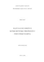 prikaz prve stranice dokumenta Razvijanje održive konkurentske prednosti u industriji marina