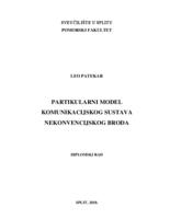 prikaz prve stranice dokumenta Partikularni model komunikacijskog sustava nekonvencijskog broda