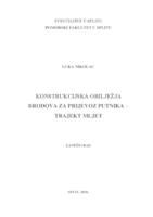 prikaz prve stranice dokumenta Konstrukcijska obilježja brodova za prijevoz putnika - trajekt Mljet