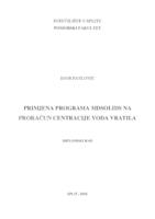 prikaz prve stranice dokumenta Primjena programa MD Solids na proračun centracije voda vratila