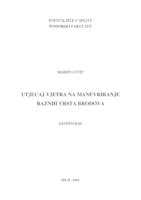 prikaz prve stranice dokumenta Utjecaj vjetra pri manevriranju raznih vrsta brodova