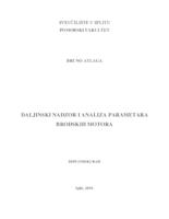 prikaz prve stranice dokumenta Daljinski nadzor i analiza parametara brodskih motora