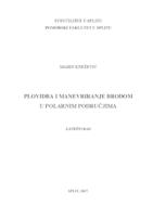 prikaz prve stranice dokumenta Plovidba i manevriranje brodom u polarnim područjima