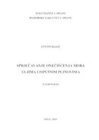 prikaz prve stranice dokumenta Sprječavanje onečišćenja mora uljem i ispušnim plinovima