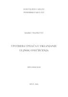 prikaz prve stranice dokumenta Upotreba upijača u uklanjanju uljnog onečišćenja