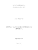 prikaz prve stranice dokumenta Sinteza nadzornika prometa brodova pomoću Petrijevih mreža