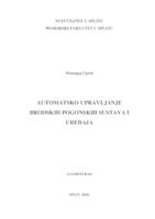 prikaz prve stranice dokumenta Automatsko upravljanje brodskih pogonskih sustava i uređaja