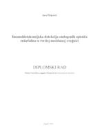 prikaz prve stranice dokumenta Imunohistokemijska detekcija endogenih opioida enkefalina u tvrdoj moždanoj ovojnici