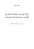 prikaz prve stranice dokumenta Povezanost kliničkih ishoda s potencijalno neprikladnim lijekovima određenim pomoću MAI implicitnog protokola u osoba starije životne dobi s gastrointestinalnim bolestima