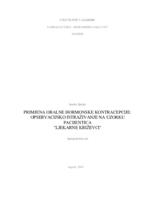 prikaz prve stranice dokumenta Primjena oralne hormonske kontracepcije: opservacijsko istraživanje na uzorku pacijenata "Ljekarne Križevci"
