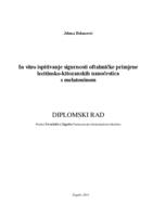prikaz prve stranice dokumenta In vitro ispitivanje sigurnosti oftalmičke primjene lecitinsko-kitozanskih nanočestica s melatoninom