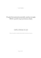 prikaz prve stranice dokumenta Pregled farmakoekonomskih analiza terapije HER 2 pozitivnog karcinoma dojke