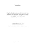 prikaz prve stranice dokumenta N-glikozilacija plazmatskih proteina kao potencijalni biljeg za predviđanje točne terapijske doze varfarina