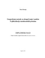 prikaz prve stranice dokumenta Unapređenje metode za obogaćivanje i analizu N-glikozilacije membranskih proteina