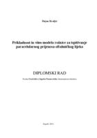 prikaz prve stranice dokumenta Prikladnost in vitro modela rožnice za ispitivanje paracelularnog prijenosa oftalmičkog lijeka