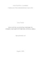 prikaz prve stranice dokumenta Inovativne analitičke metode za otkrivanje krivotvorenih antimalarika