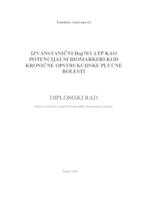prikaz prve stranice dokumenta Izvanstanični Hsp70 i ATP kao potencijalni biomarkeri kod kronične opstrukcijske plućne bolesti