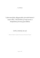 prikaz prve stranice dokumenta Laboratorijska dijagnostika jetrenih bolesti i usporedba s histološkim promjenama u bioptatima jetrenog parenhima