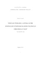 prikaz prve stranice dokumenta Terapijski problemi u liječenju astme: opservacijsko istraživanje na uzorku pacijenata iz Doma zdravlja "Solin"