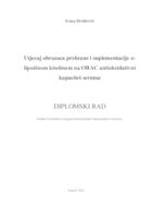 prikaz prve stranice dokumenta Utjecaj obrazaca prehrane i suplementacije alfa-lipoičnom kiselinom na ORAC antioksidativni kapacitet seruma