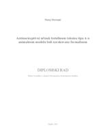 prikaz prve stranice dokumenta Antinociceptivni učinak botulinum toksina tipa A u animalnom modelu boli uzrokovane formalinom