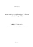 prikaz prve stranice dokumenta Biophysical characterisation of LL-37-derived antimicrobial peptides