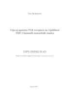 prikaz prve stranice dokumenta Utjecaj agonista TLR receptora na vijabilnost THP-1 humanih monocitnih stanica