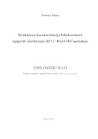 prikaz prve stranice dokumenta Strukturna karakterizacija febuksostata i njegovih onečišćenja HPLC-DAD-MSn metodom