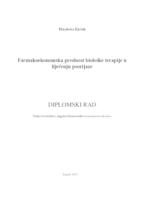 prikaz prve stranice dokumenta Farmakoekonomska prednost biološke terapije u liječenju psorijaze