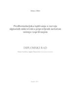 prikaz prve stranice dokumenta Predformulacijska ispitivanja u razvoju alginatnih mikročestica pripravljenih metodom sušenja raspršivanjem